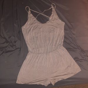 Gray romper